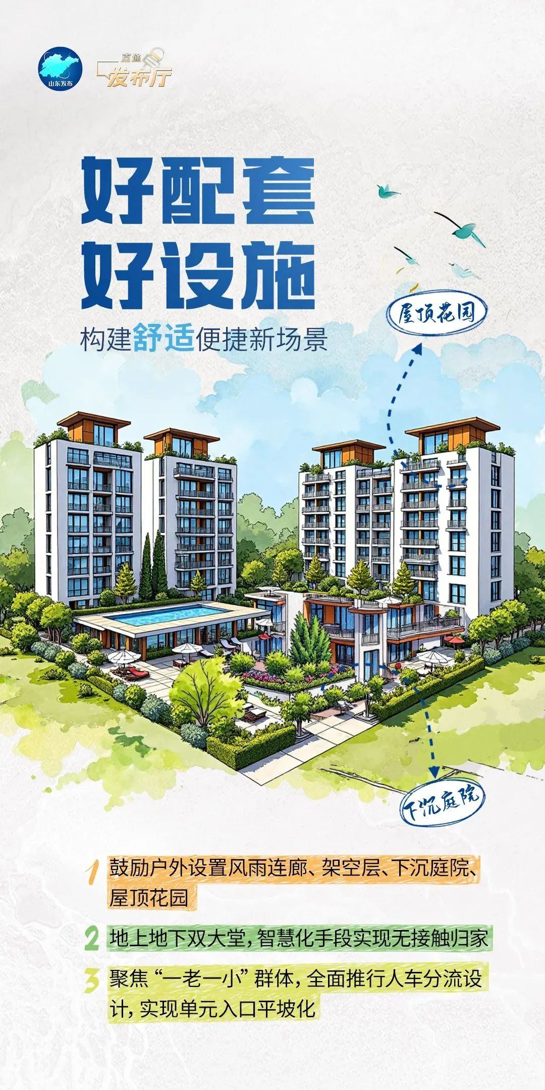 山东省住房和城乡建设厅 政策资讯 “有房住”→“住好房”!这份山东住房“品质指南”请查收